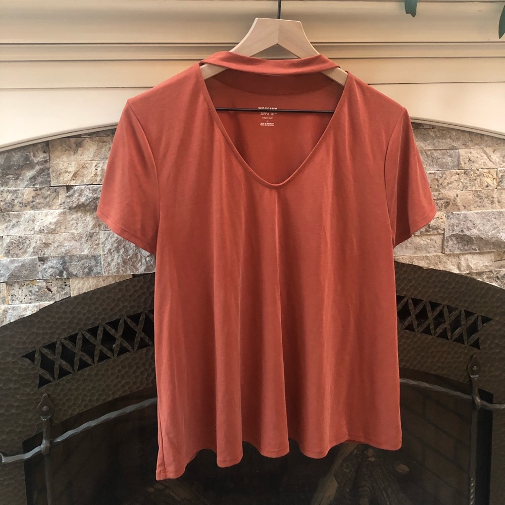 Rust Short Sleeve Top